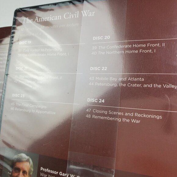 Great Courses American Civil War Lecture Books + 4 Vol. CDs, Guidebook Sealed - Picture 8 of 10